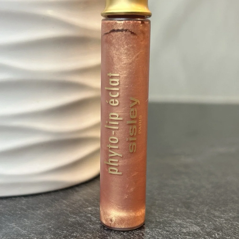 NEW Sisley Phyto Lip Eclat‎ Care Lipgloss - 7 GOLDEN Full Size HTF